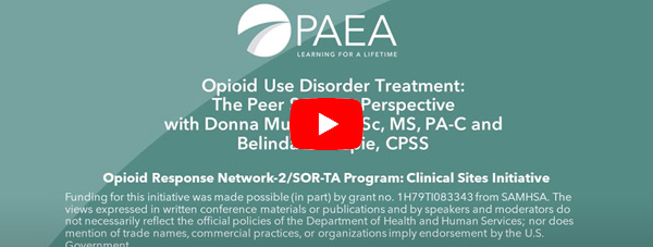 OUD Treatment:The Peer Support Perspective with Donna Murray and Belinda Gillespie - Play Video